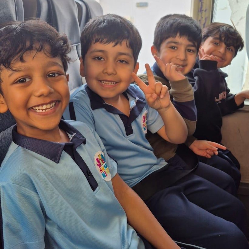 A happy Smart Minds pupil